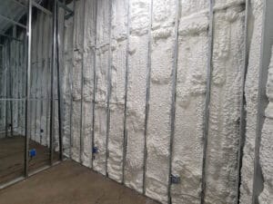 Spray Foam Insulation installed by Bauer Specialty